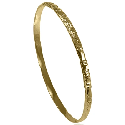 Traditional Moroccan 14k yellow gold bracelet