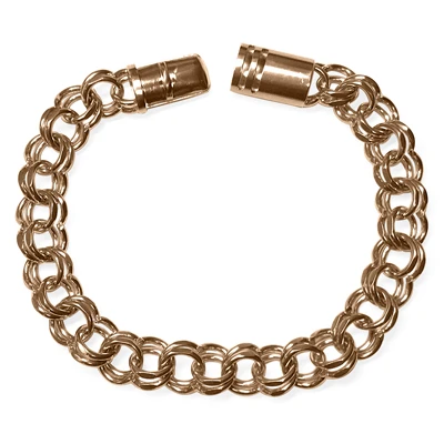 14k Gold Russian Bismark and Garibaldi Bracelet