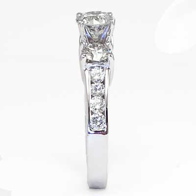 Diamond Engagement Ring 14k Gold R745
