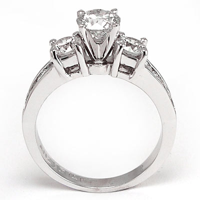 Diamond Engagement Ring 14k Gold R745