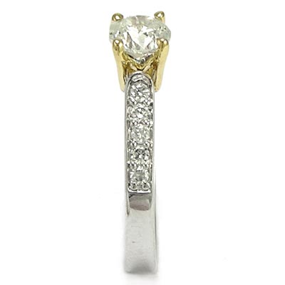 18k White Gold Diamond Ring R772