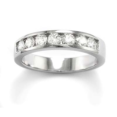 14k Gold Diamond wedding Band ring #R797