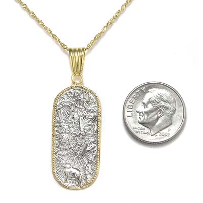 14k Gold 7 Lucky Things Charm P362