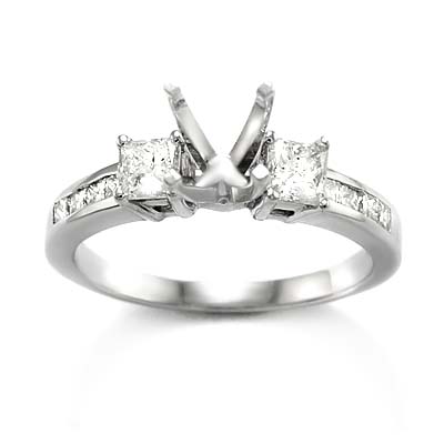 18k Gold Diamond Engagement Ring R849