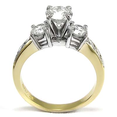 14k Gold Diamond Engagement Ring R871