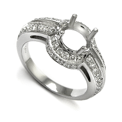 14k Gold Engagement Ring R880