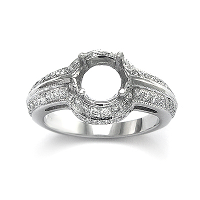 14k Gold Engagement Ring R880