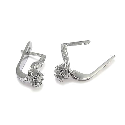CHILDREN'S Diamond Earrings Russian Style 14k E748 CHILDREN'S Diamond Earrings Russian Style 14k E748