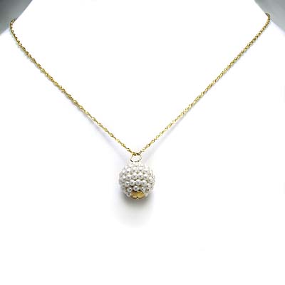14k Gold Pearl Pendant P379