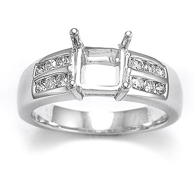 18k Gold Engagement Ring R908