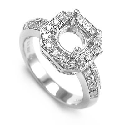 18k Gold Diamond Engagement Ring R909