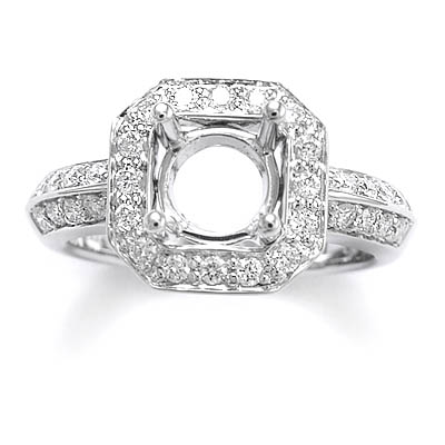 18k Gold Diamond Engagement Ring R909