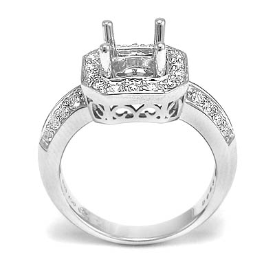 18k Gold Diamond Engagement Ring R909