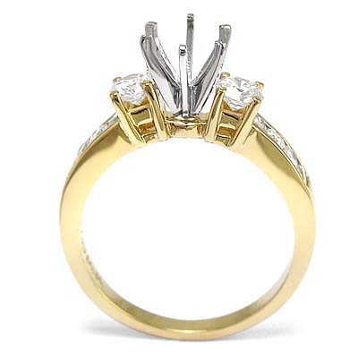 Diamond Engagement Ring Setting 14k R919