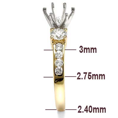 Diamond Engagement Ring Setting 14k R919