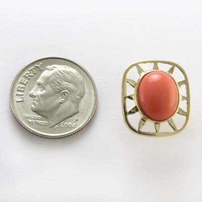 14K Yellow Gold Earrings E613