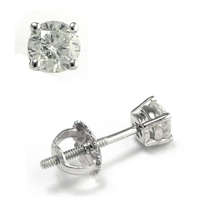 14k Gold Diamond Studs 0.60CT. E479 14k Gold Diamond Studs 0.60CT. E479