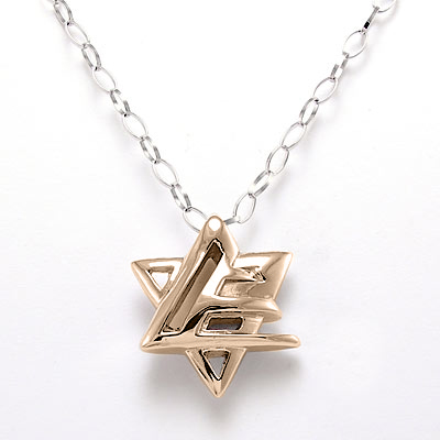 14k Rose Gold Jewish Star Pendant P887 14k Rose Gold Jewish Star Pendant P887