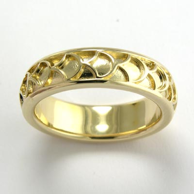 14k Gold Celtic Wedding Band R488 14k Gold Celtic Wedding Band R488