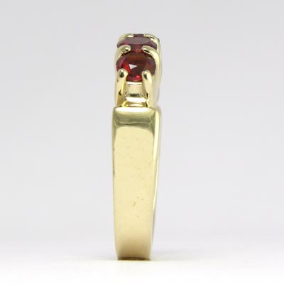 14k Gold Garnet Ring R476