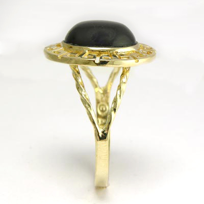 14k Gold Greek Onyx Ring R450 14k Gold Greek Onyx Ring R450
