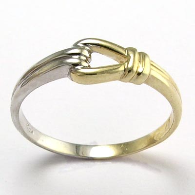 14k Two-Tone Gold Ring R199