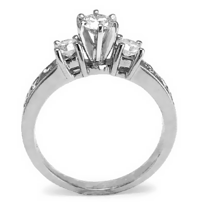 14k White Gold 1.15cwt Diamond Engagement Ring R1166
