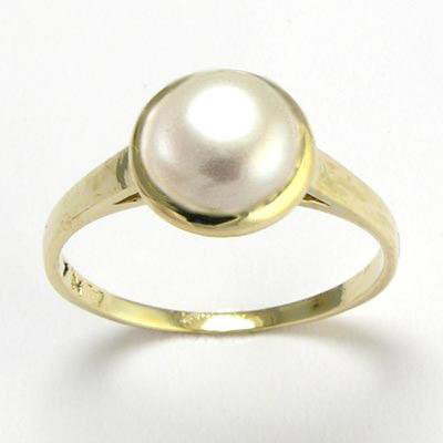 14k gold Freshwater Pearl Ring $189.00 R113