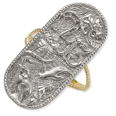 14k Gold 7 Lucky Things Ring R283