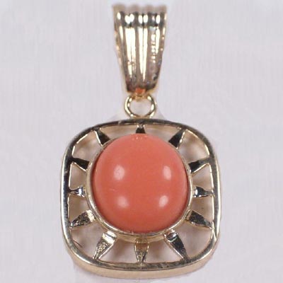 14k Gold Starburst Coral Set S132