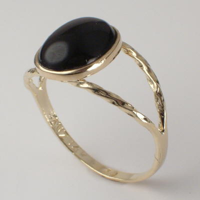 14k Gold Black Onyx Set S202