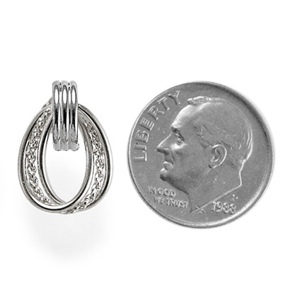 14k Gold Oval Loop Earrings E892 14k Gold Oval Loop Earrings E892