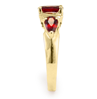 14k Yellow Gold Genuine Garnet Ring 1.35ct. R399