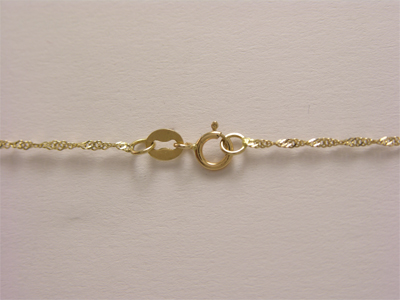 14k Gold Ruby & white Topaz Pendant P220