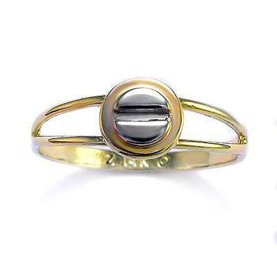 14K Two Tone Gold  Design Ring R321