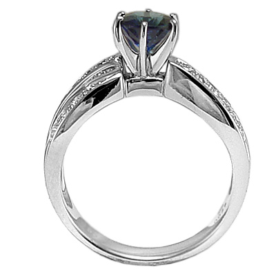 Ceylon Sapphire and Diamond Anniversary Ring 18k R950