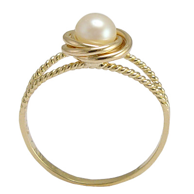14k Love knot Rings R955