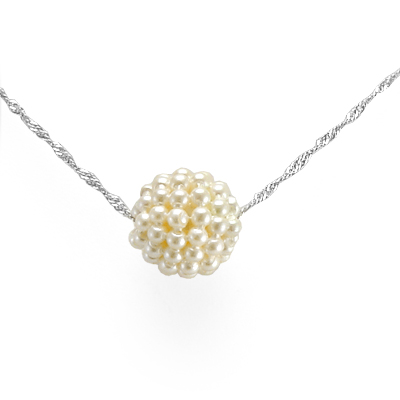 14k Gold Pearl Necklace P401