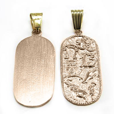 14k Gold 7 Lucky Things Charm #P409