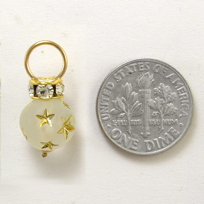 14k Gold Swarovski Charms E827 14k Gold Swarovski Charms E827