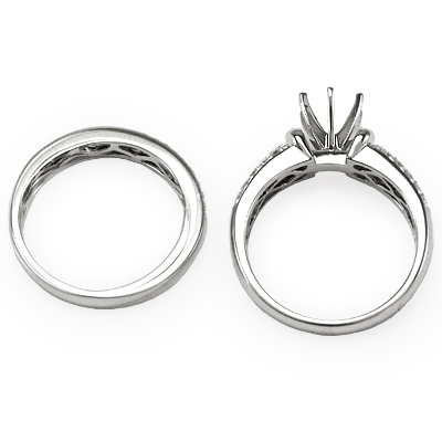 18k Gold Diamond Engagement Ring R1054