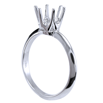 Knife Edge Engagement Setting Ring in 14k R1062 Knife Edge Engagement Setting Ring in 14k R1062