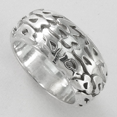 14k Gold Celtic Knot Band Ring R1072 14k Gold Celtic Knot Band Ring R1072