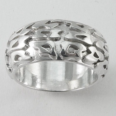 14k Gold Celtic Knot Band Ring R1072 14k Gold Celtic Knot Band Ring R1072