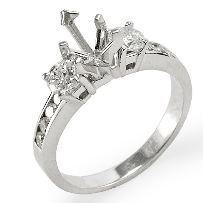 14k Gold Diamond Engagement Ring R1081 14k Gold Diamond Engagement Ring R1081