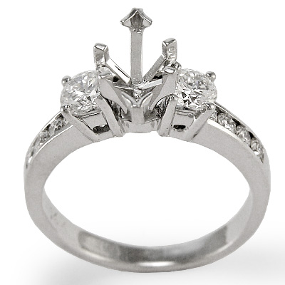 14k Gold Diamond Engagement Ring R1081 14k Gold Diamond Engagement Ring R1081