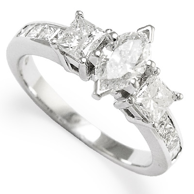 14k Gold Diamond Engagement Ring R1082 14k Gold Diamond Engagement Ring R1082