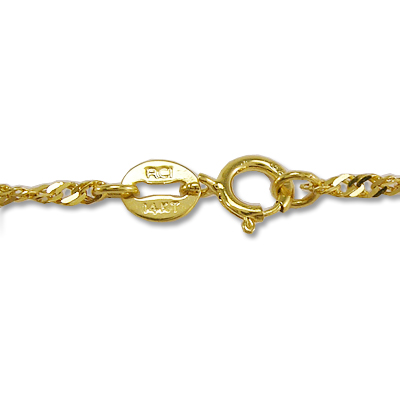 14k Gold Pearl Pendant Necklace P468