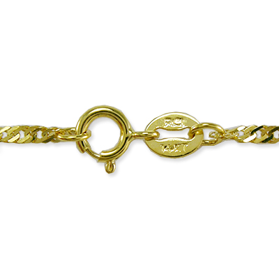 14k Yellow Gold Black Onyx Necklace Pendant P471