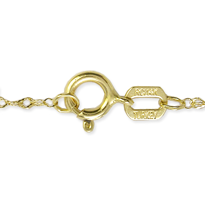 14k Gold 6.50mm Pearl Pendant P484